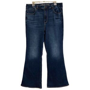 American Eagle Super High Rise Next Level Stretch Flare Jeans Size 18L